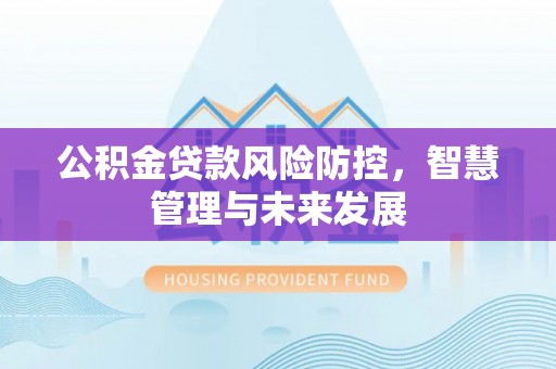 通州公积金贷款风险防控，智慧管理与未来发展
