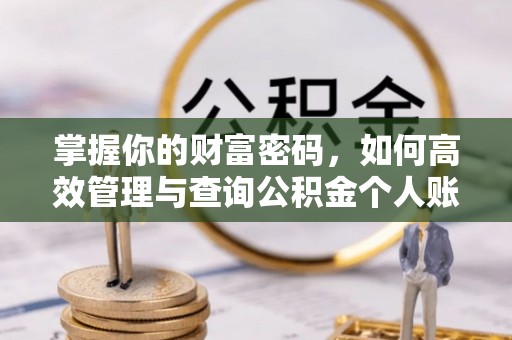 通州掌握你的财富密码，如何高效管理与查询公积金个人账户信息