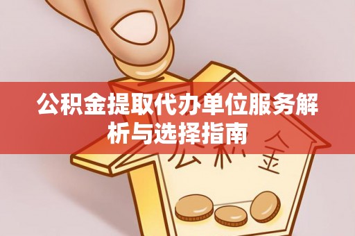 通州公积金提取代办单位服务解析与选择指南